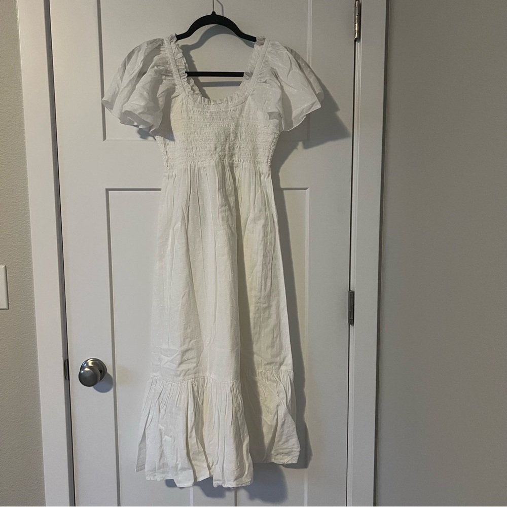 NWT Cleobella Ashlyn Ivory Midi Dress Size XS - Picture 7 of 10